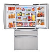 LG 36" French Door Refrigerator with InstaView™ <br> Door-in-Door®, 30 cu.ft.</br>, LMXS30796S