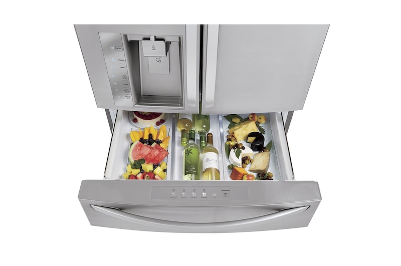 LG 36" French Door Refrigerator with InstaView™ <br> Door-in-Door®, 30 cu.ft.</br>, LMXS30796S