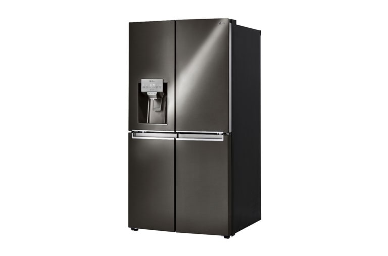 LG 36" Black Stainless Steel 4-Door French Door Refrigerator with Door-in-Door®, 30 cu.ft., LNXS30866D
