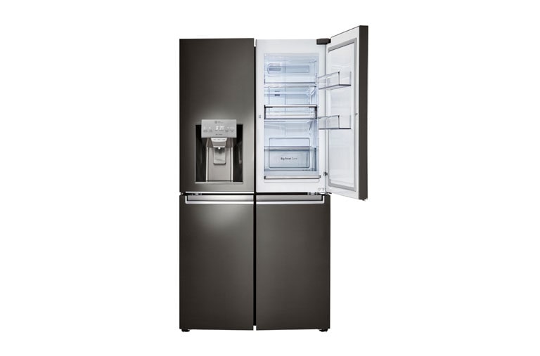 LG 36" Black Stainless Steel 4-Door French Door Refrigerator with Door-in-Door®, 30 cu.ft., LNXS30866D