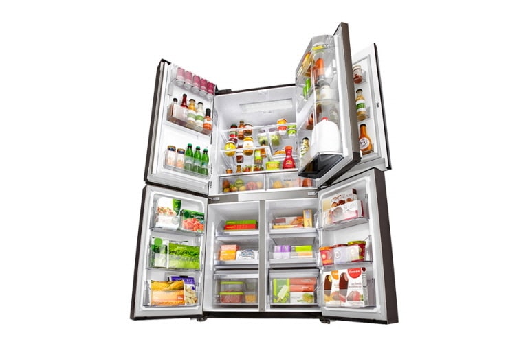 LG 36" Black Stainless Steel French Door Refrigerator with Door-in-Door®, 30 cu.ft., LPXS30866D