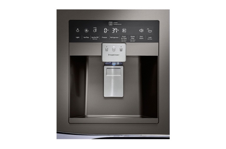 LG 36" Black Stainless Steel French Door Refrigerator with Door-in-Door®, 30 cu.ft., LPXS30866D
