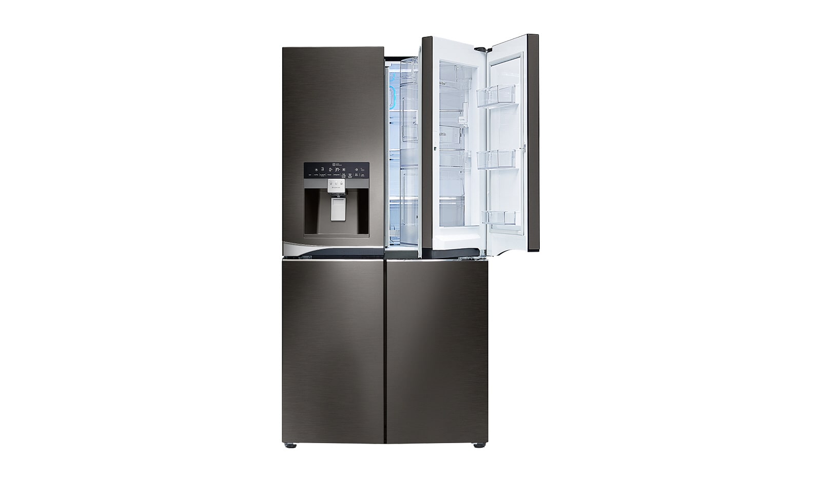 LG 36" Black Stainless Steel French Door Refrigerator with Door-in-Door®, 30 cu.ft., LPXS30866D