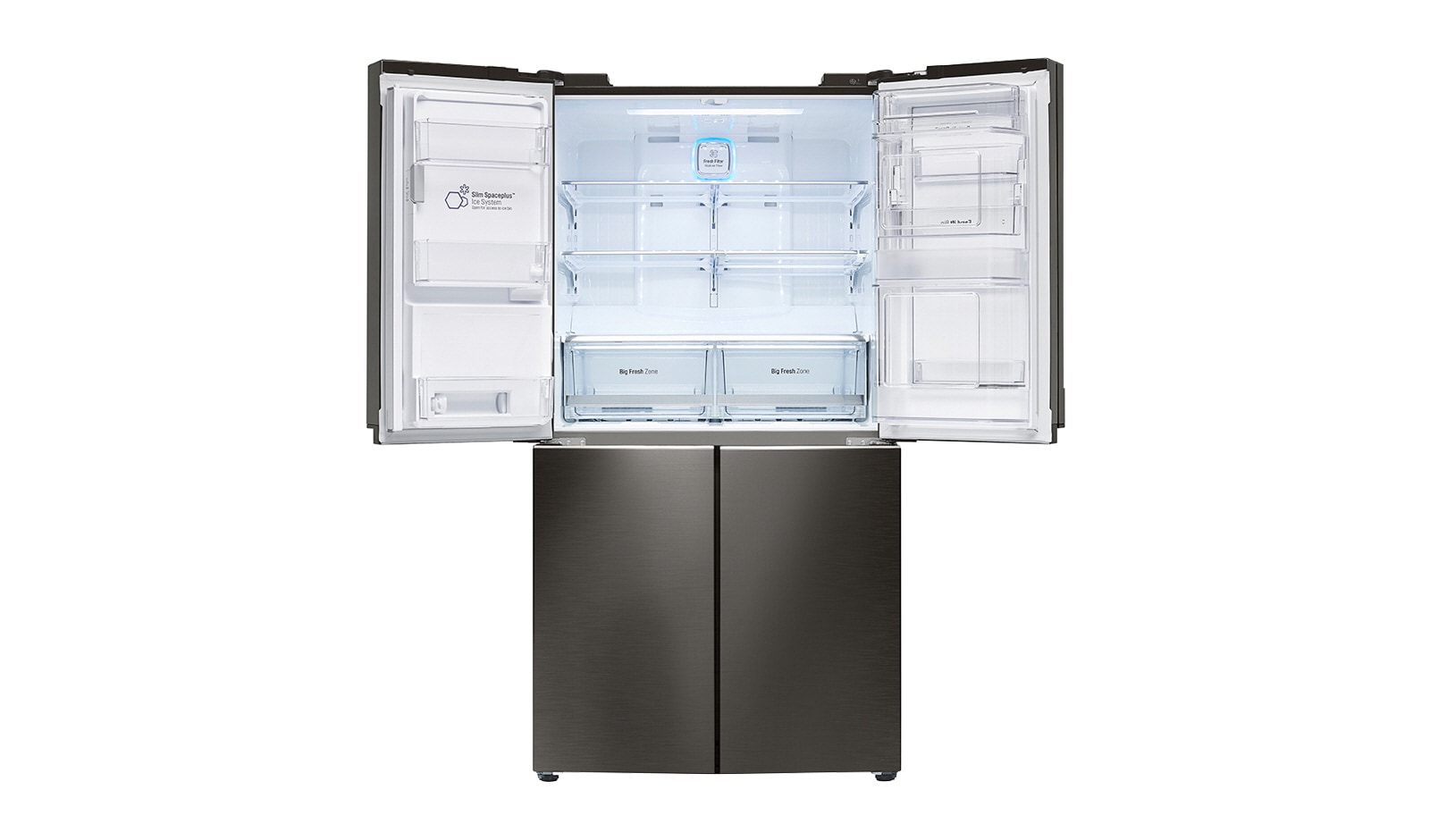 LG 36" Black Stainless Steel French Door Refrigerator with Door-in-Door®, 30 cu.ft., LPXS30866D