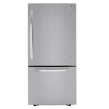 Stainless steel refrigerator bottom sale freezer