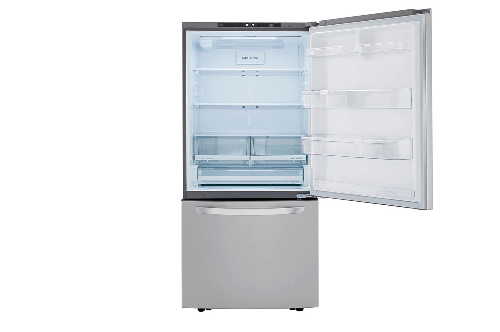 LG 33'' Bottom-Freezer Drawer Refrigerator with Ice Maker, 26 cu.ft, LRDCS2603S