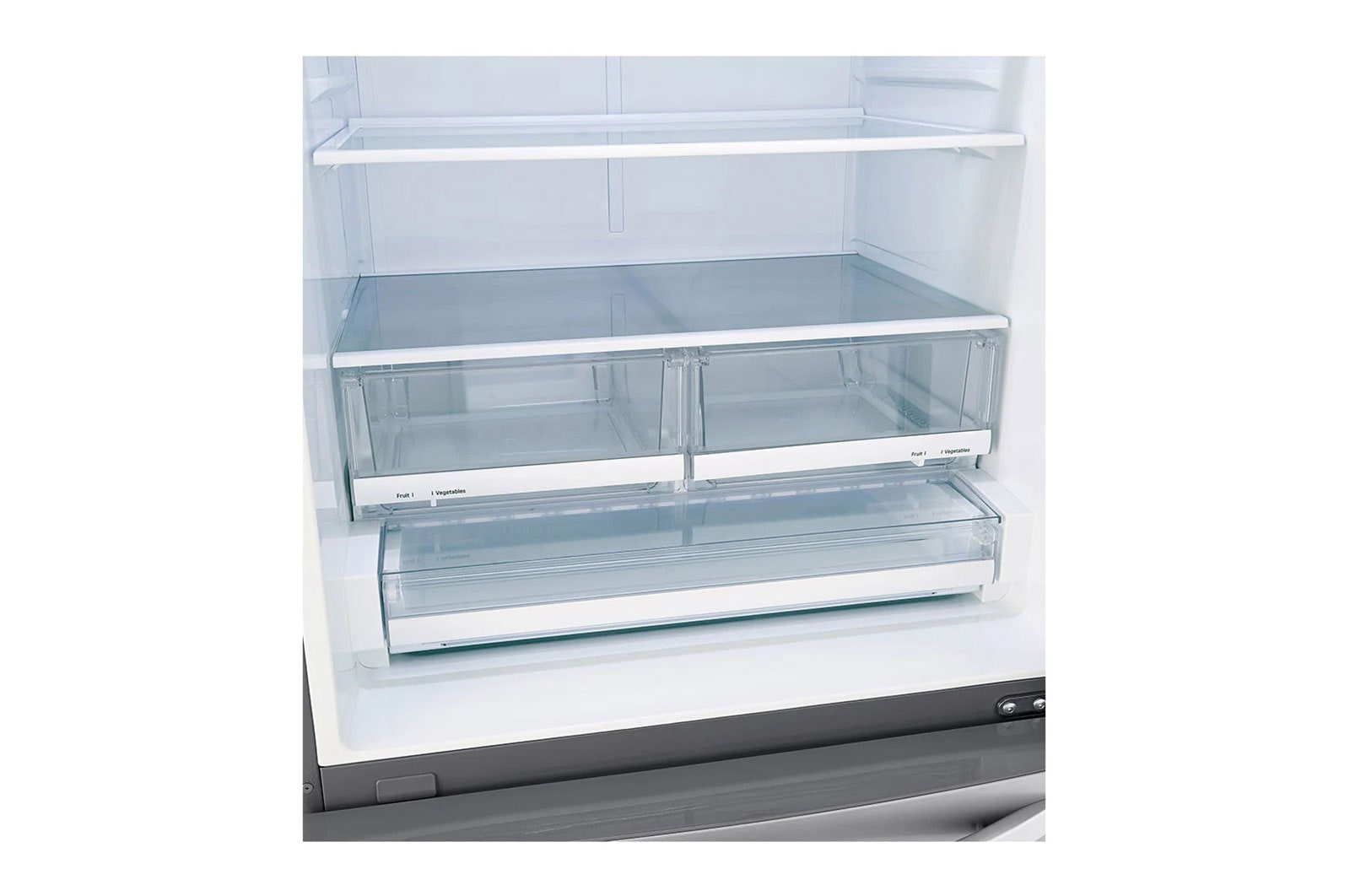 LG 33'' Bottom-Freezer Drawer Refrigerator with Ice Maker, 26 cu.ft, LRDCS2603S