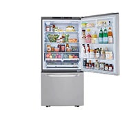 LG 33'' Bottom-Freezer Drawer Refrigerator with Ice Maker, 26 cu.ft, LRDCS2603S