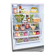 LG 33'' Bottom-Freezer Drawer Refrigerator with Ice Maker, 26 cu.ft, LRDCS2603S