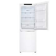 LG 24" Counter Depth Bottom Freezer Refrigerator with Smart Inverter, 10.8 cu.ft., LRDNC1004W