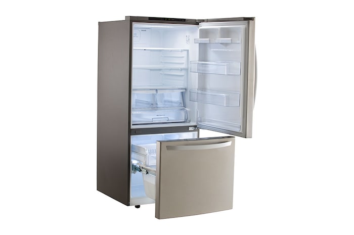 LG 30" 22 cu.ft. Standard-Depth Bottom Freezer Refrigerator, LRDNS2200S