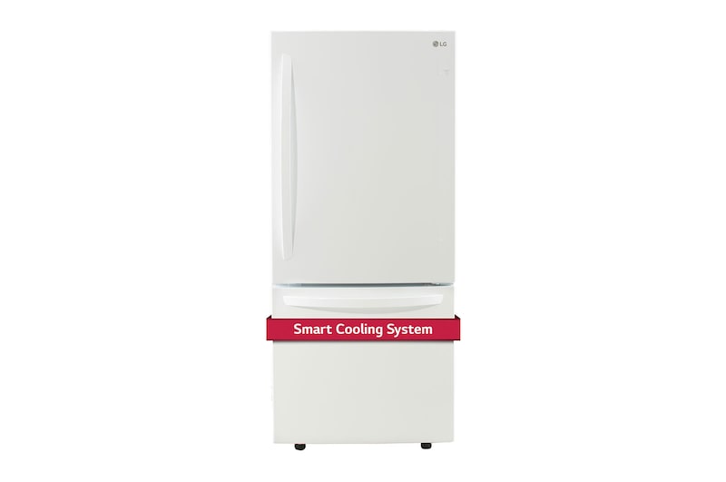 LG 30" 22 cu.ft. Standard-Depth Bottom Freezer Refrigerator, LRDNS2200W