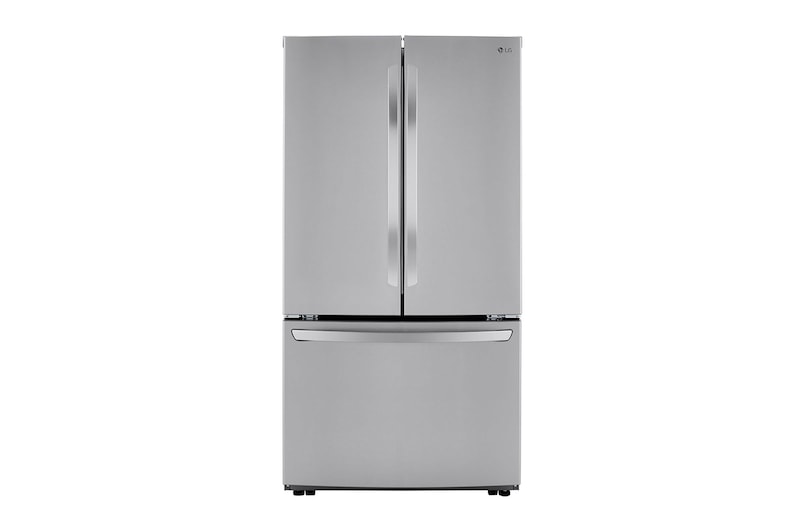 Front view of 36" 23 cu.ft. Counter-Depth French 3-Door Refrigerator Ice Maker (LRFCC23D6S)