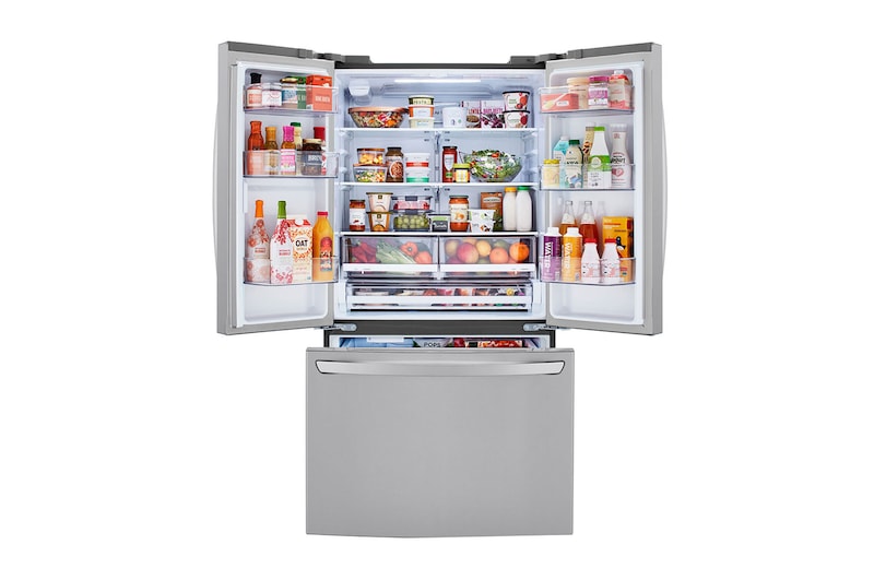 Front Open Filled view