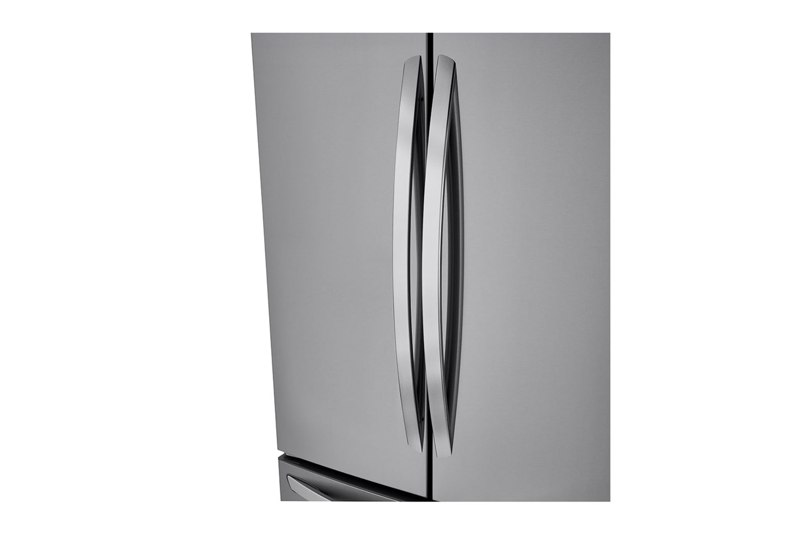 Close up view of handle