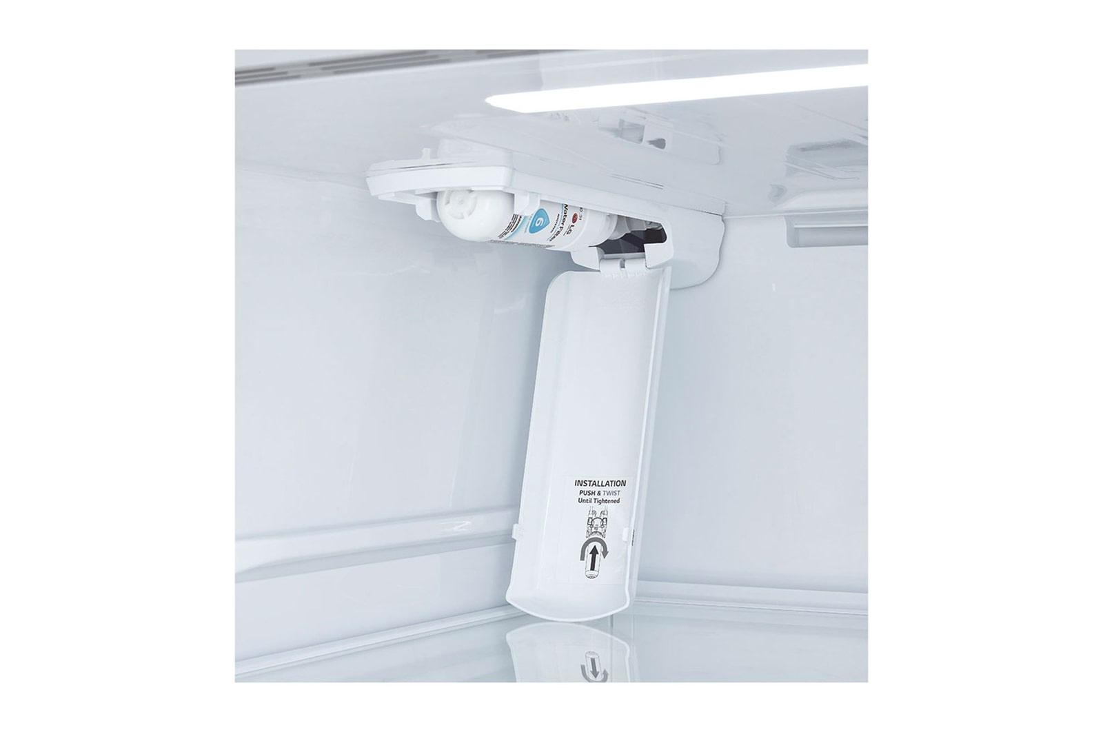 Hidden Water Filter view