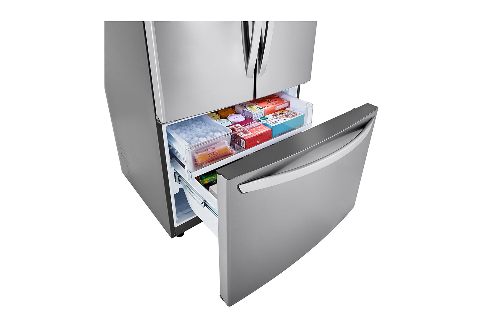 Freezer Drawer Angle Filled 