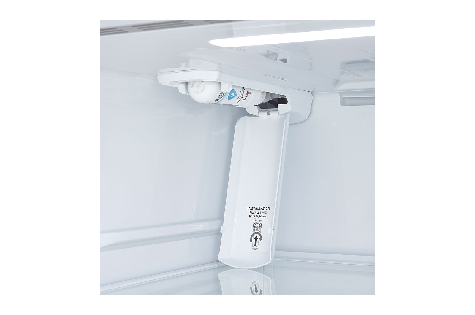 Hidden Water Filter view