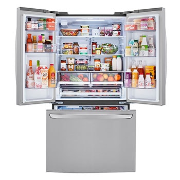 Front Open Filled view