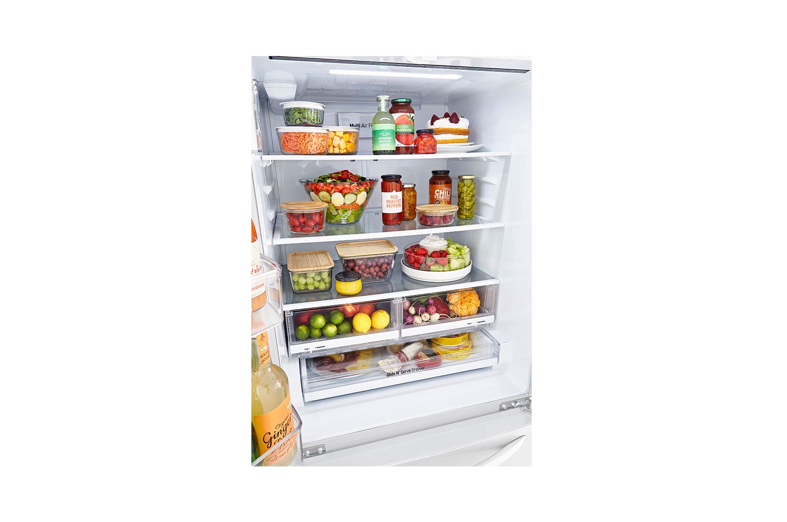 LG 33'' French Door Refrigerator with Smart Cooling™ Plus, LRFCS2503W