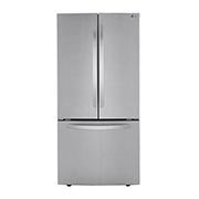 Front view of 33&#39;&#39; Smudge Resistant French Door Refrigerator with Water and Ice Dispenser LRFCS2523S