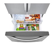 LG 33'' Smudge Resistant French Door Refrigerator with Water and Ice Dispenser, LRFCS2523S