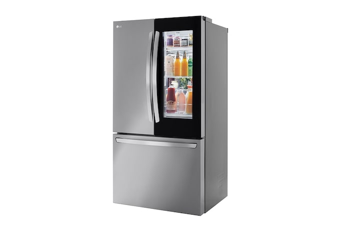 LG 36" 27 cu.ft. InstaView® Counter-Depth MAX™ French 3-Door Refrigerator | Internal Water Dispenser | Ice Maker, LRFGC2706S