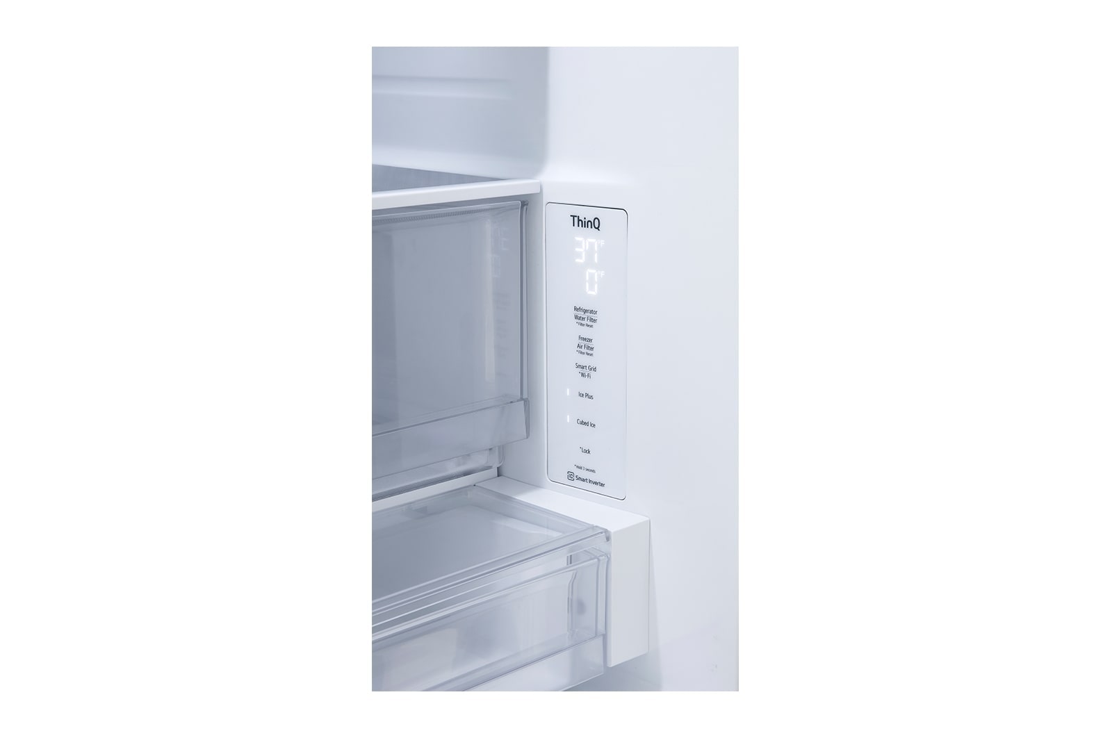 LG 27 cu.ft. InstaView™ Counter-Depth MAX™ French Door Refrigerator, LRFGC2706S