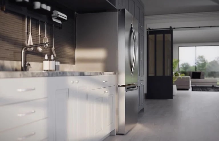 The industry’s largest counter-depth fridge capacity*