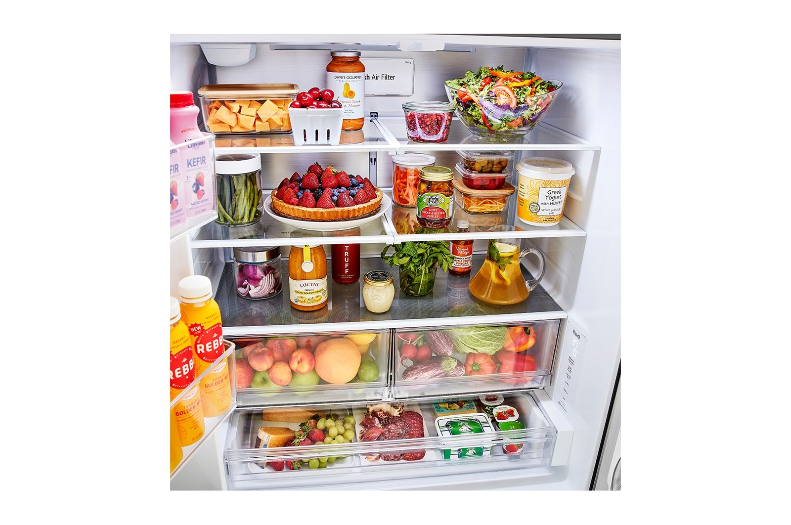 LG 27 cu. ft. Smart Counter-Depth MAX™ Refrigerator with Internal Water Dispenser, LRFLC2706S