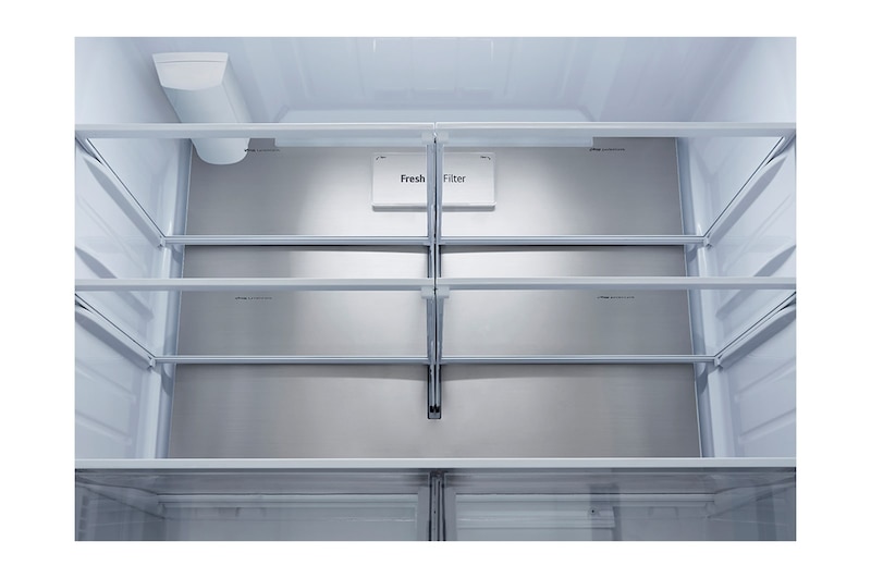 LG 36" 27 cu.ft. Counter-Depth MAX™ French 3-Door Refrigerator | Internal Water Dispenser | Ice Maker, LRFLC2706S