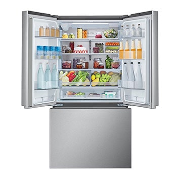 LRFLC2716S_2025_Product_Image_Refrigerator_FrontOpen_Food