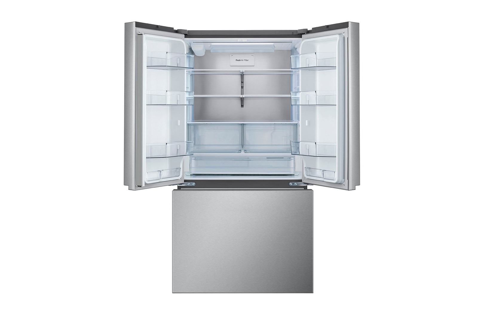 LRFLC2716S_2025_Product_Image_Refrigerator_FrontOpen