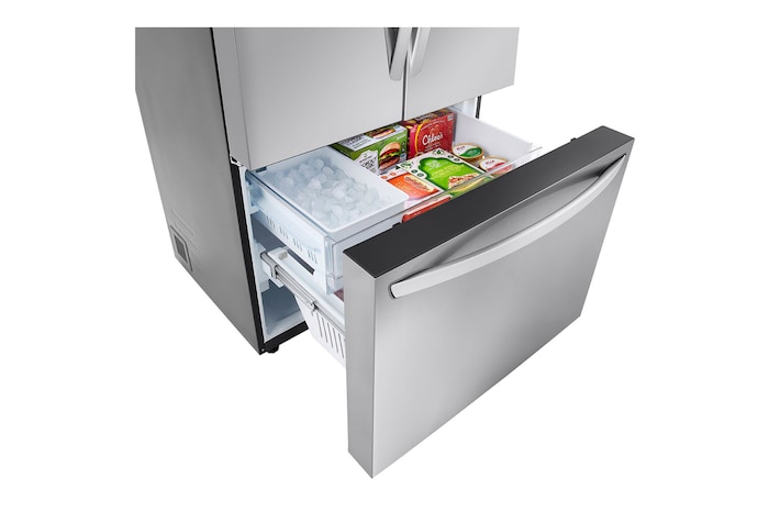Freezer Drawer Angle Filled