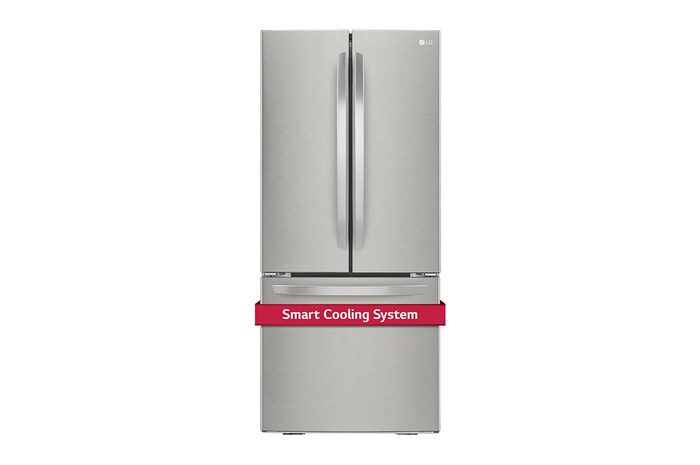 LG 30" 22 cu.ft. Standard-Depth French 3-Door Refrigerator , LRFNS2200S