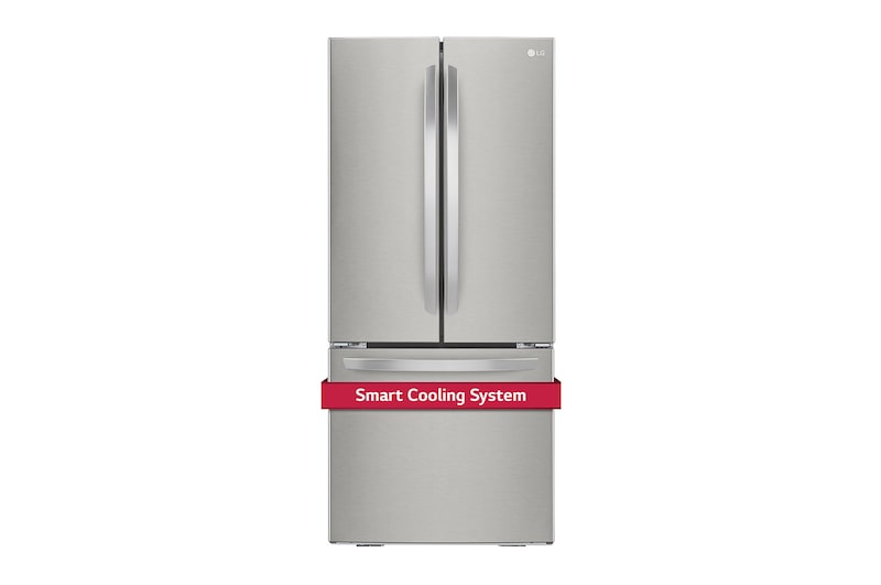 LG 30" 22 cu.ft. Standard-Depth French 3-Door Refrigerator , LRFNS2200S
