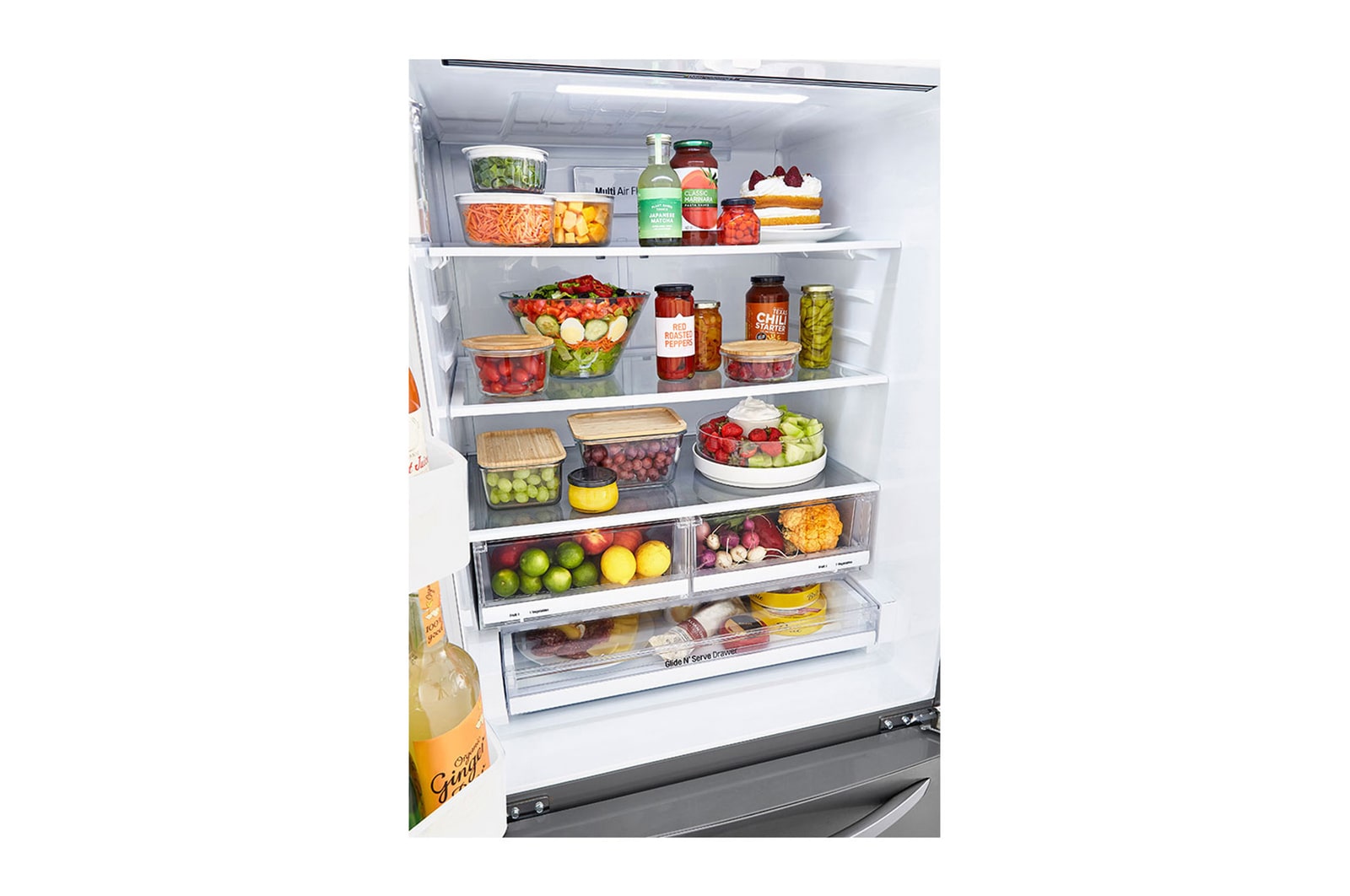 LG 33" 25 cu.ft. Standard-Depth French 3-Door Refrigerator , LRFNS2503S