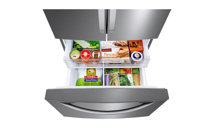 LG 33" 25 cu.ft. Standard-Depth French 3-Door Refrigerator , LRFNS2503S