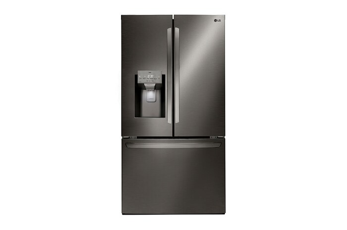 LG 36" 28 cu.ft. Standard-Depth French 3-Door Refrigerator | Ice & Water Dispenser | , LRFS28XBD