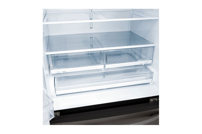 LG 36" 28 cu.ft. Standard-Depth French 3-Door Refrigerator | Ice & Water Dispenser | , LRFS28XBD