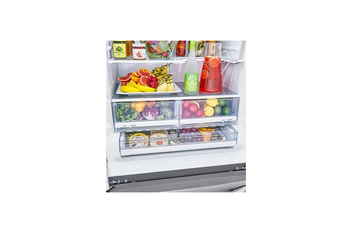 LG 24 cu. ft. Smart InstaView® Refrigerator with Craft Ice™ Maker, LRFVS2503S