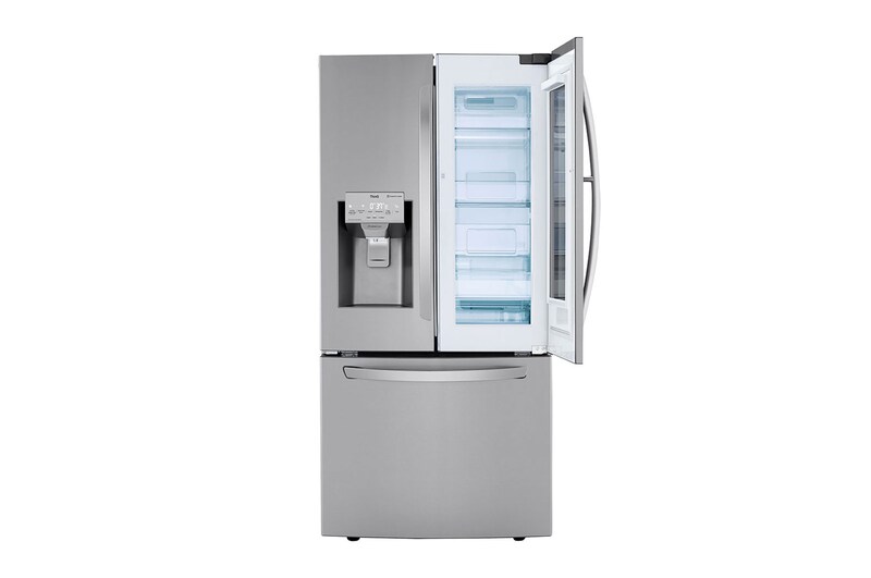 LG Réfrigérateur intelligent InstaView<sup>MD</sup> de 24 pi³ avec machine à glaçons Craft Ice<sup>MC</sup>, LRFVS2503S