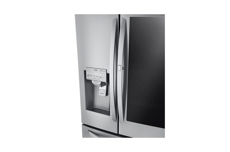LG Réfrigérateur intelligent InstaView<sup>MD</sup> de 24 pi³ avec machine à glaçons Craft Ice<sup>MC</sup>, LRFVS2503S