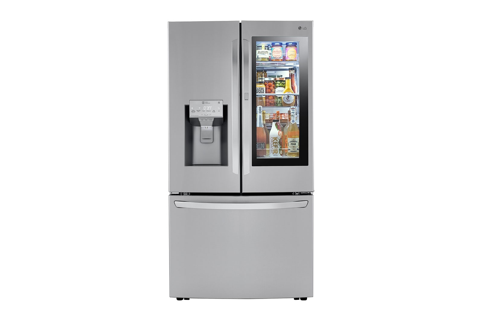Front view of 36&#34; InstaView® Door-in-Door® with Craft Ice Maker LRFVS3006S