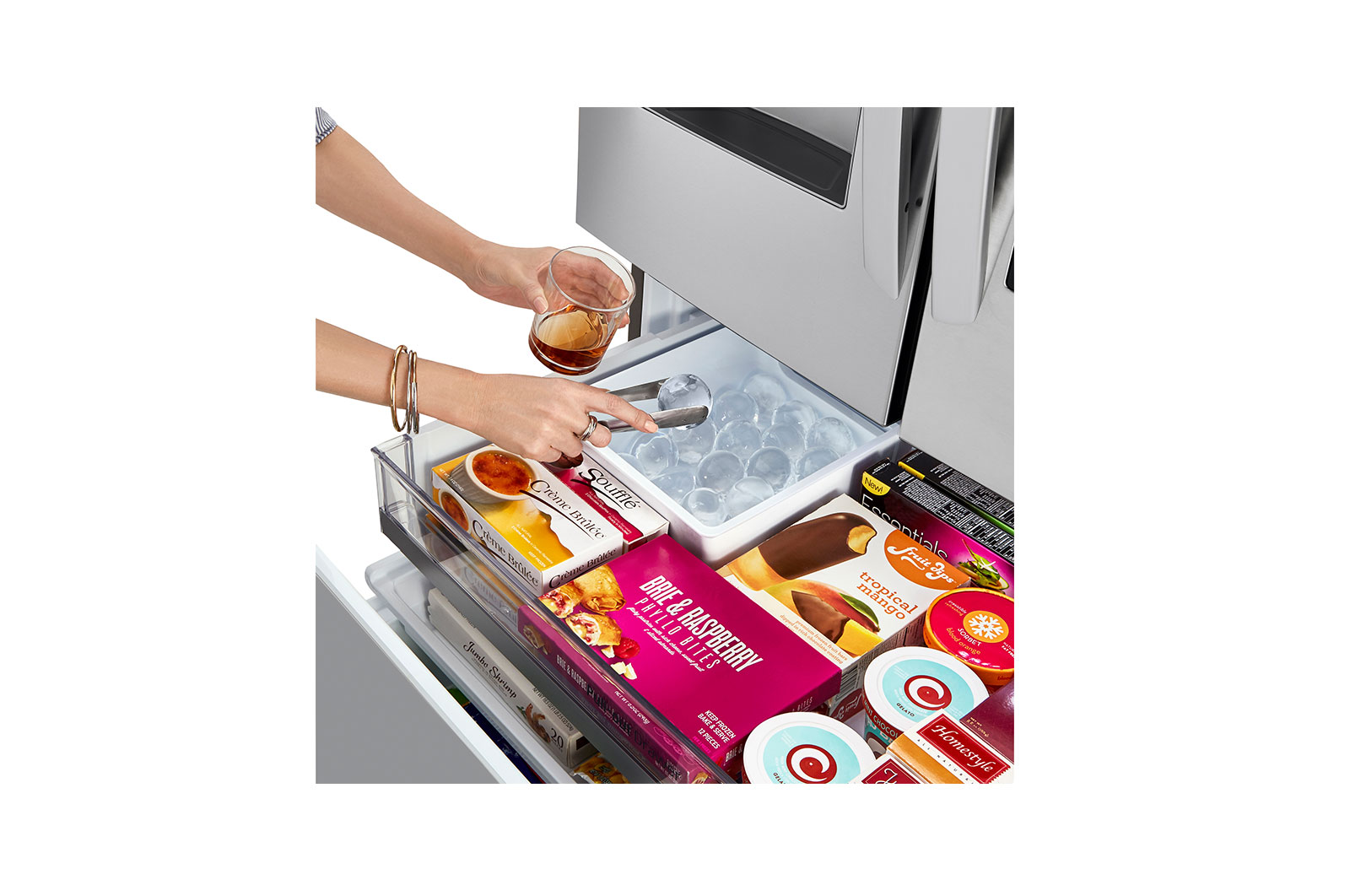 LG 36" InstaView® Door-in-Door® with Craft Ice Maker, LRFVS3006S