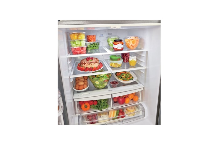 LG 30" 22 cu.ft. Standard-Depth French 3-Door Refrigerator | External Water Dispenser | Ice Maker, LRFWS2200S