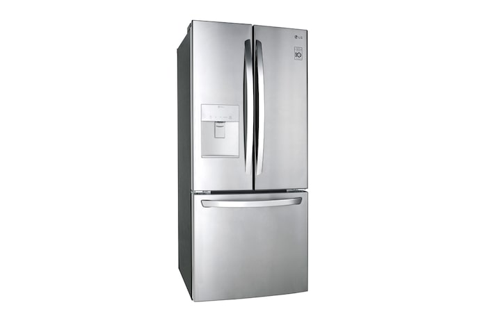 LG 30" 22 cu.ft. Standard-Depth French 3-Door Refrigerator | External Water Dispenser | Ice Maker, LRFWS2200S
