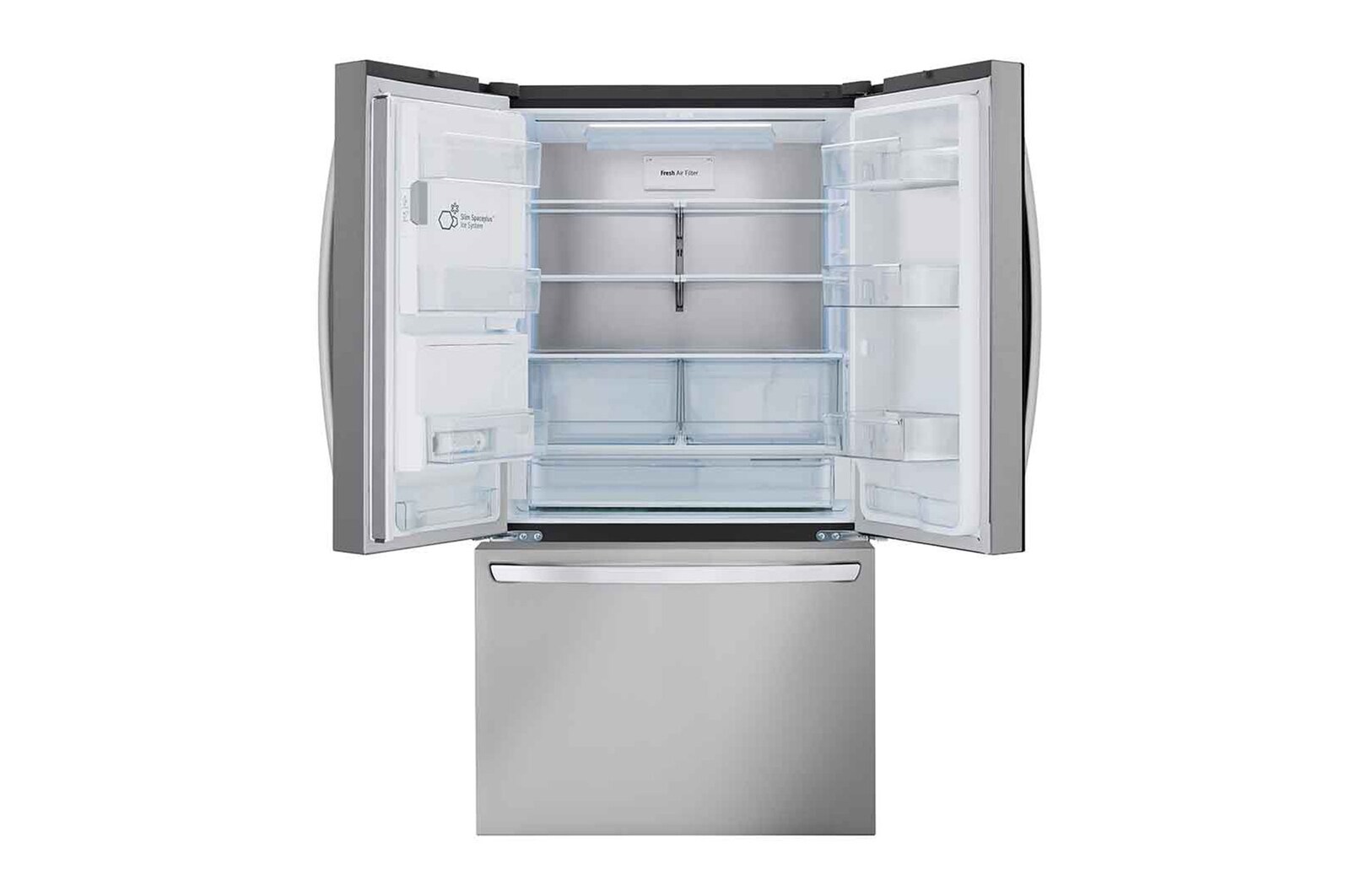 LG 36" 26 cu.ft. Counter-Depth MAX™ French 3-Door Refrigerator | Ice & Water Dispenser | Dual Ice Maker, LRFXC2606S