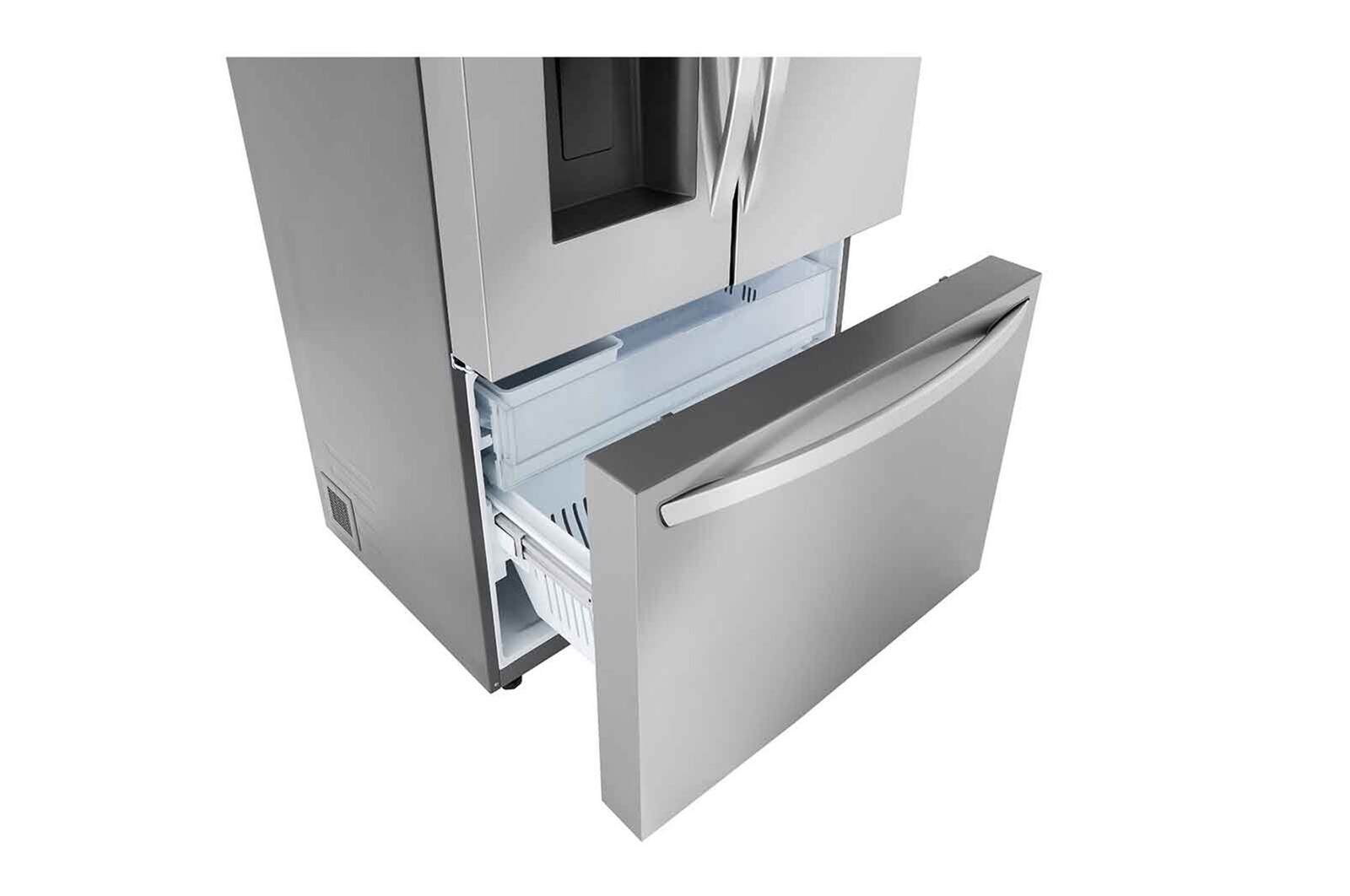 LG 36" 26 cu.ft. Counter-Depth MAX™ French 3-Door Refrigerator | Ice & Water Dispenser | Dual Ice Maker, LRFXC2606S