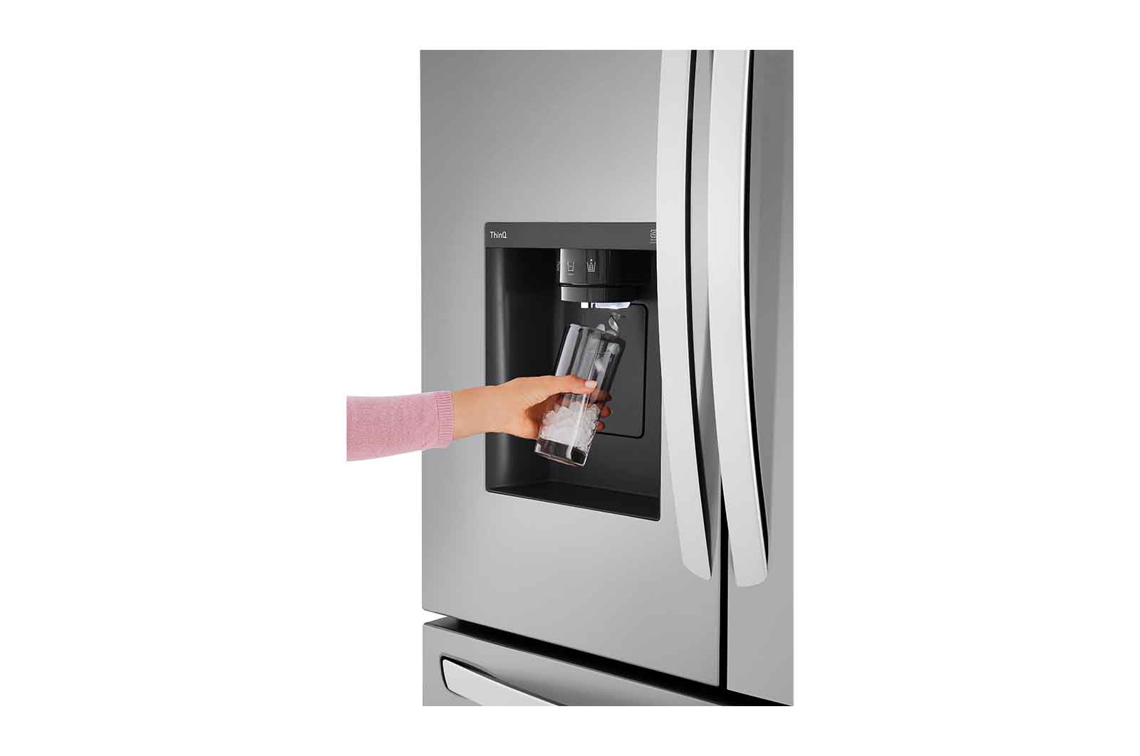 LG 26 cu. ft. Smart Counter-Depth MAX Refrigerator with Dual Ice Makers, LRFXC2606S